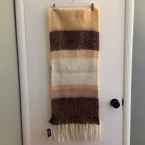 NWT Express Striped Fringe Scarf